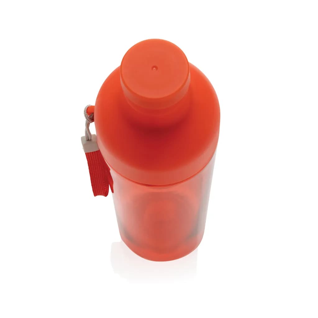 Impact auslaufsichere Wasserflasche aus RCS recyc. PET 600ml - rot
