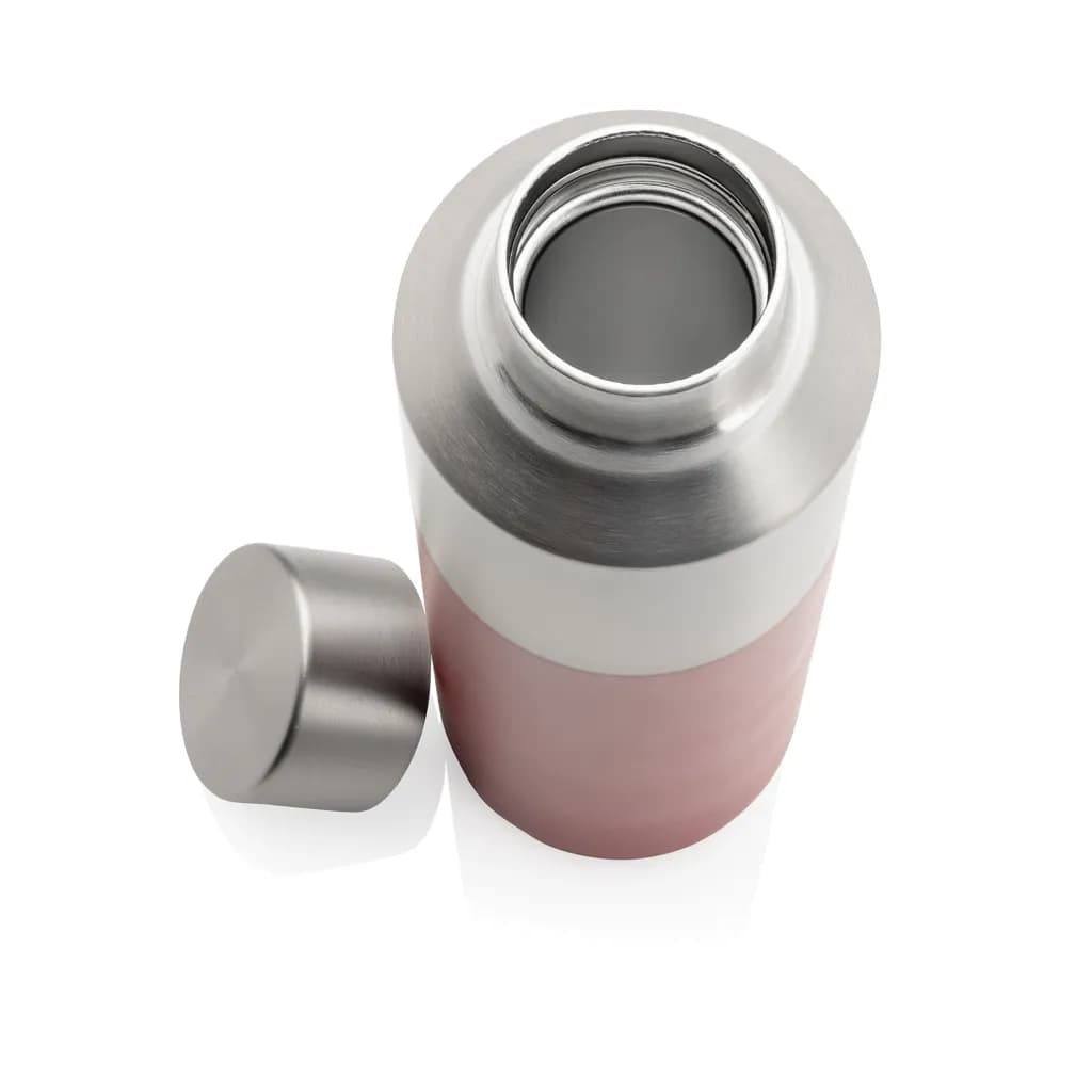 Fluid Flasche aus RCS-zertifiziert recyceltem Stahl, 600ml - rot