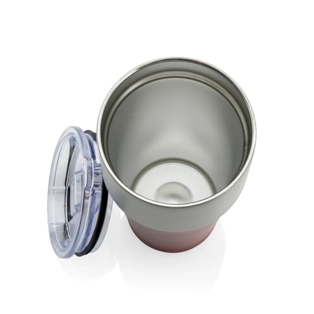 Fluid Becher aus RCS-zertifiziert recyceltem Stahl, 500ml - rot