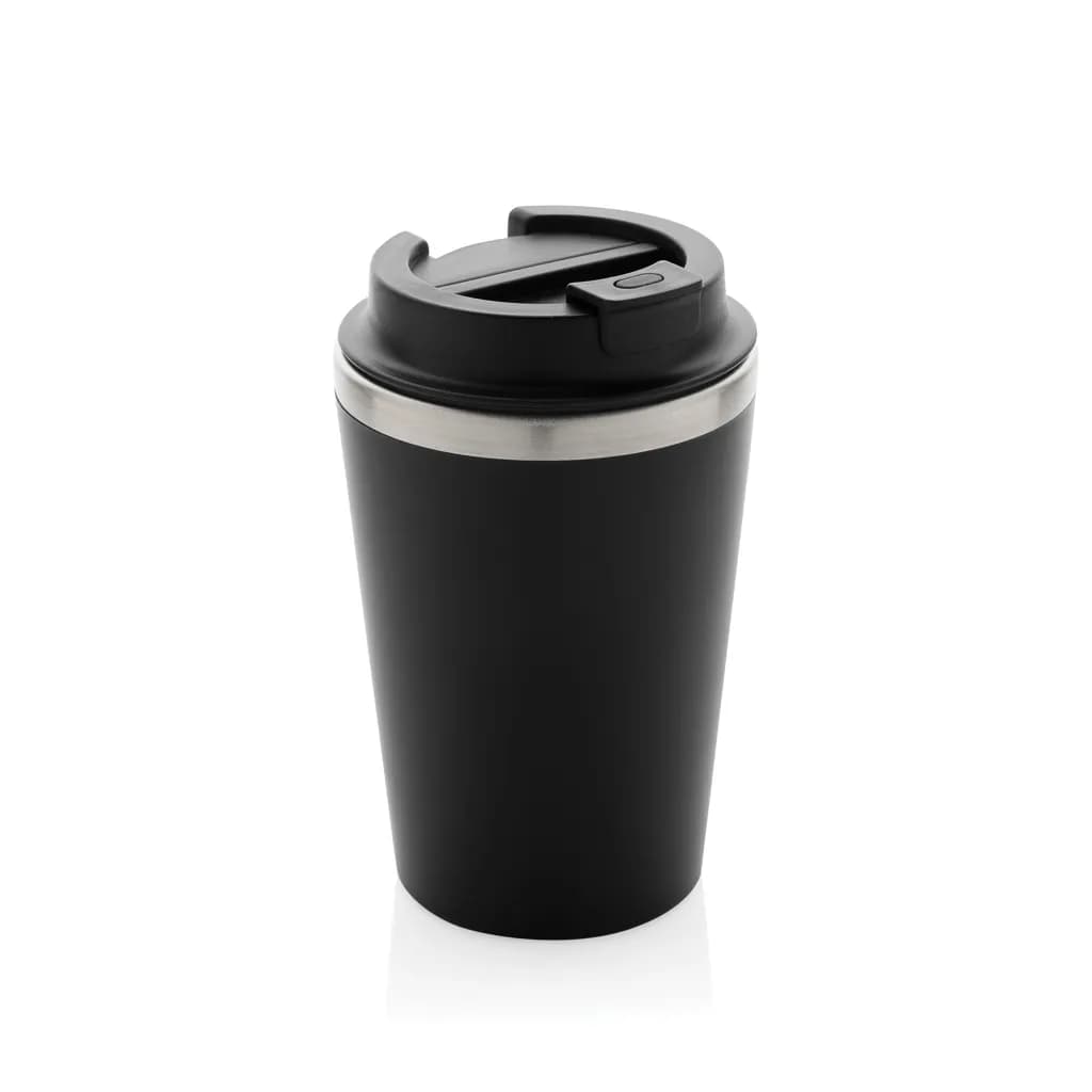 Java 350ml doppelwandiger Becher aus RCS recyceltem PP - schwarz