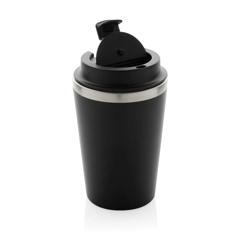 Java 350ml doppelwandiger Becher aus RCS recyceltem PP - schwarz