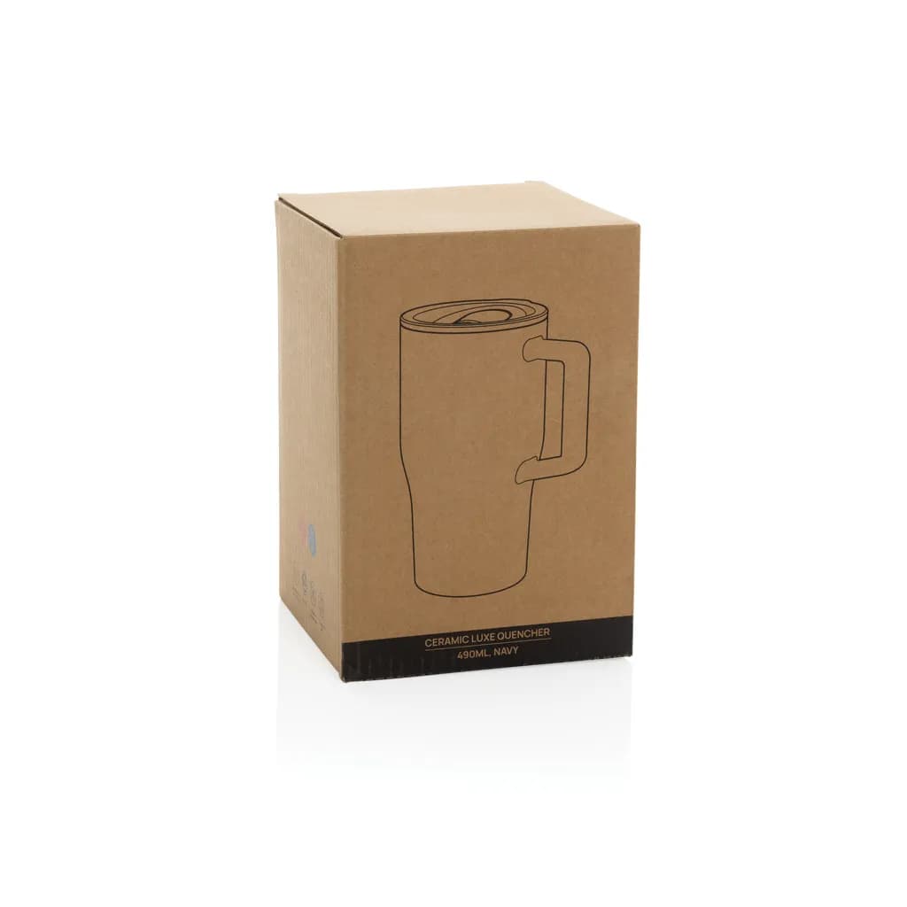 Keramik Luxe Quencher 490ml - navy blau