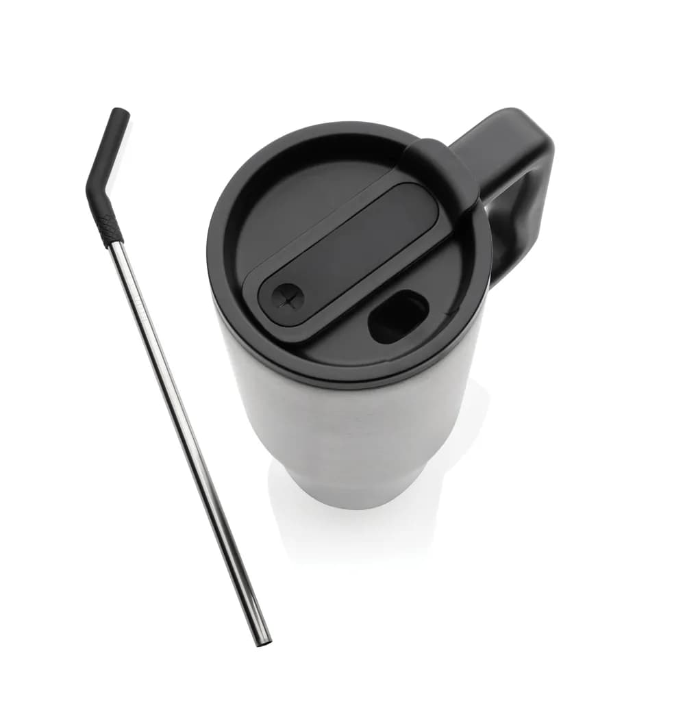 Embrace Deluxe Becher aus RCS recyceltem Edelstahl 900ml - silber