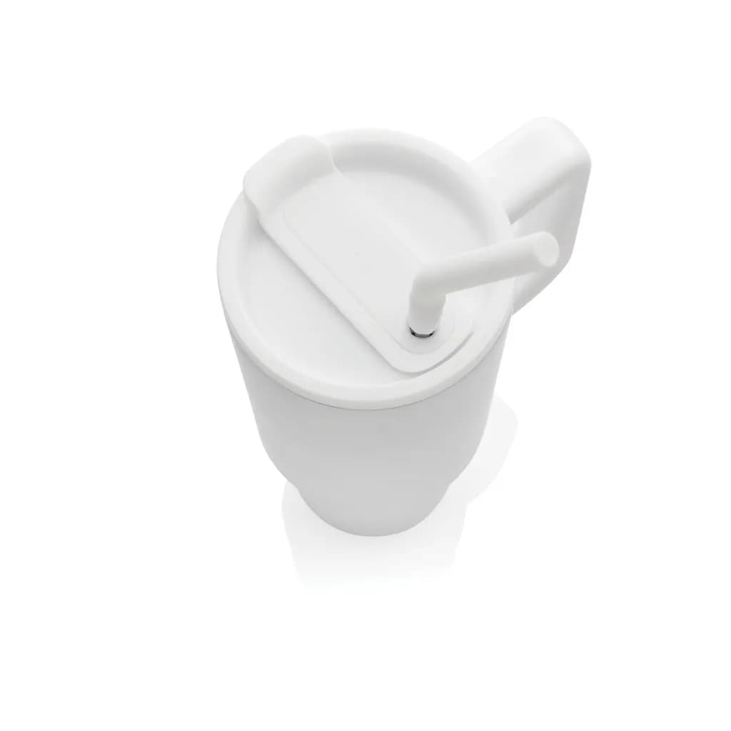 Embrace Deluxe Becher aus RCS recyceltem Edelstahl 900ml - weiß