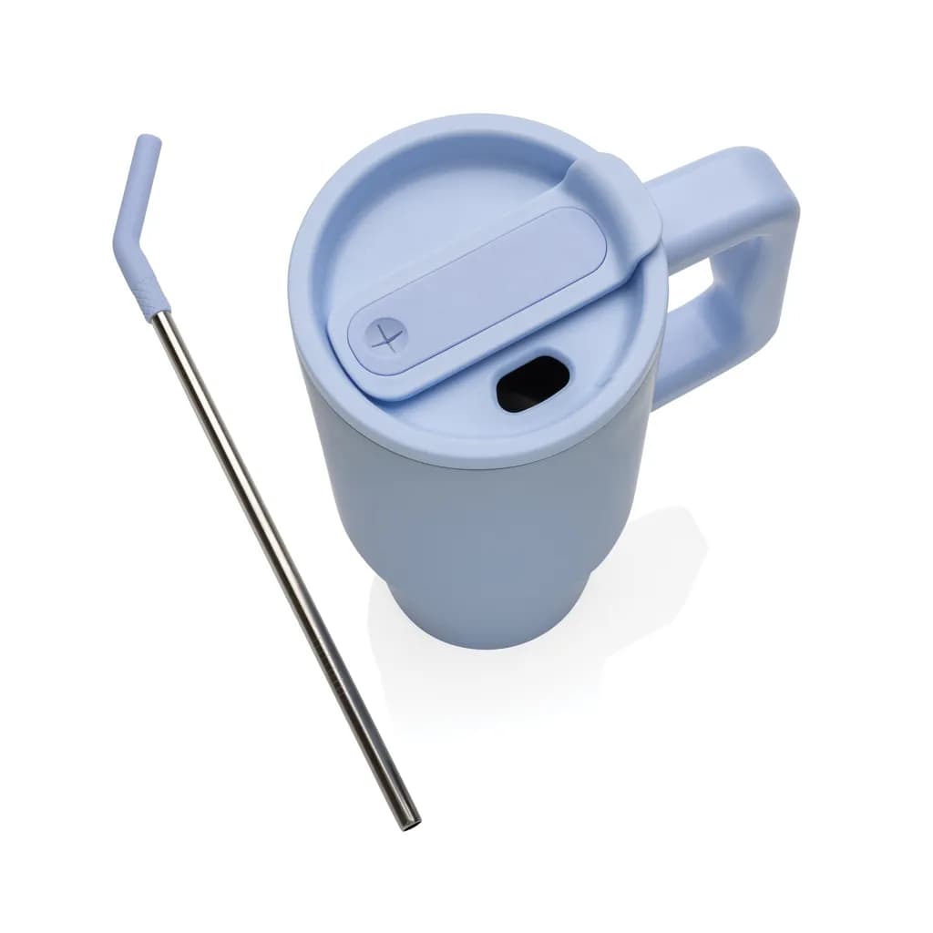 Embrace Deluxe Becher aus RCS recyceltem Edelstahl 900ml - hellblau