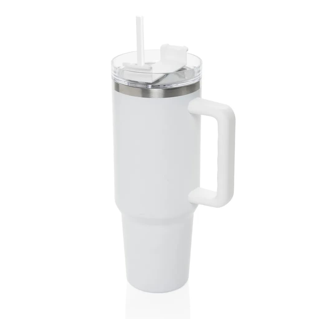Peakflow Becher aus RCS recyceltem Stainless Steel 1200ml - weiß