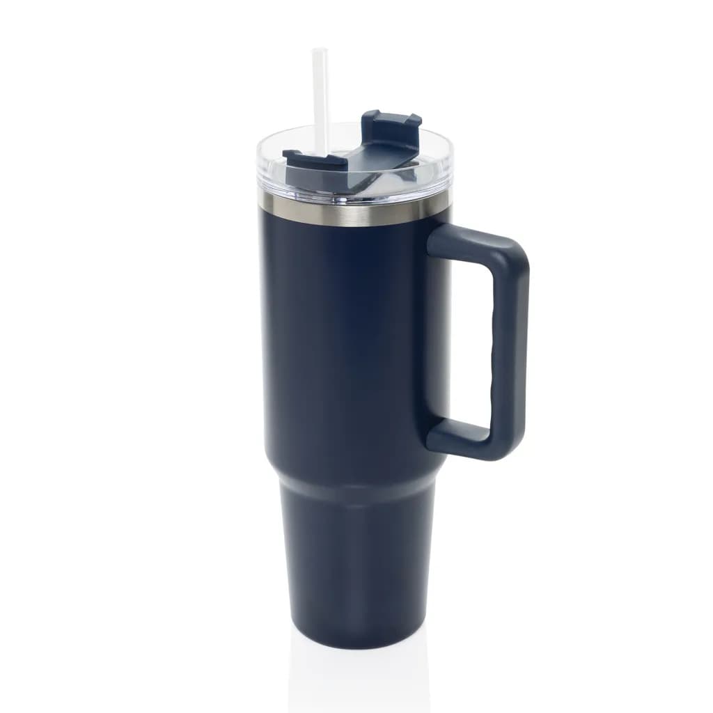 Peakflow Becher aus RCS recyceltem Stainless Steel 1200ml - navy blau
