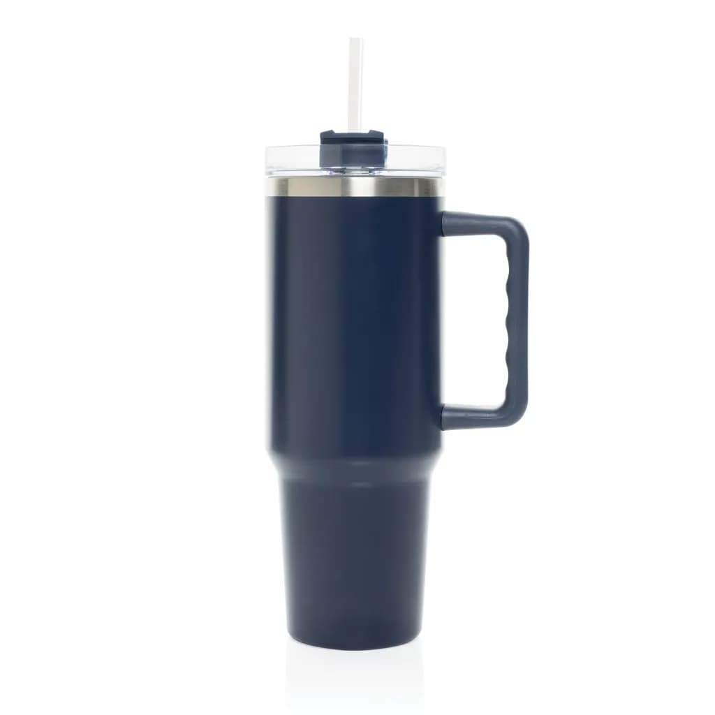 Peakflow Becher aus RCS recyceltem Stainless Steel 1200ml - navy blau