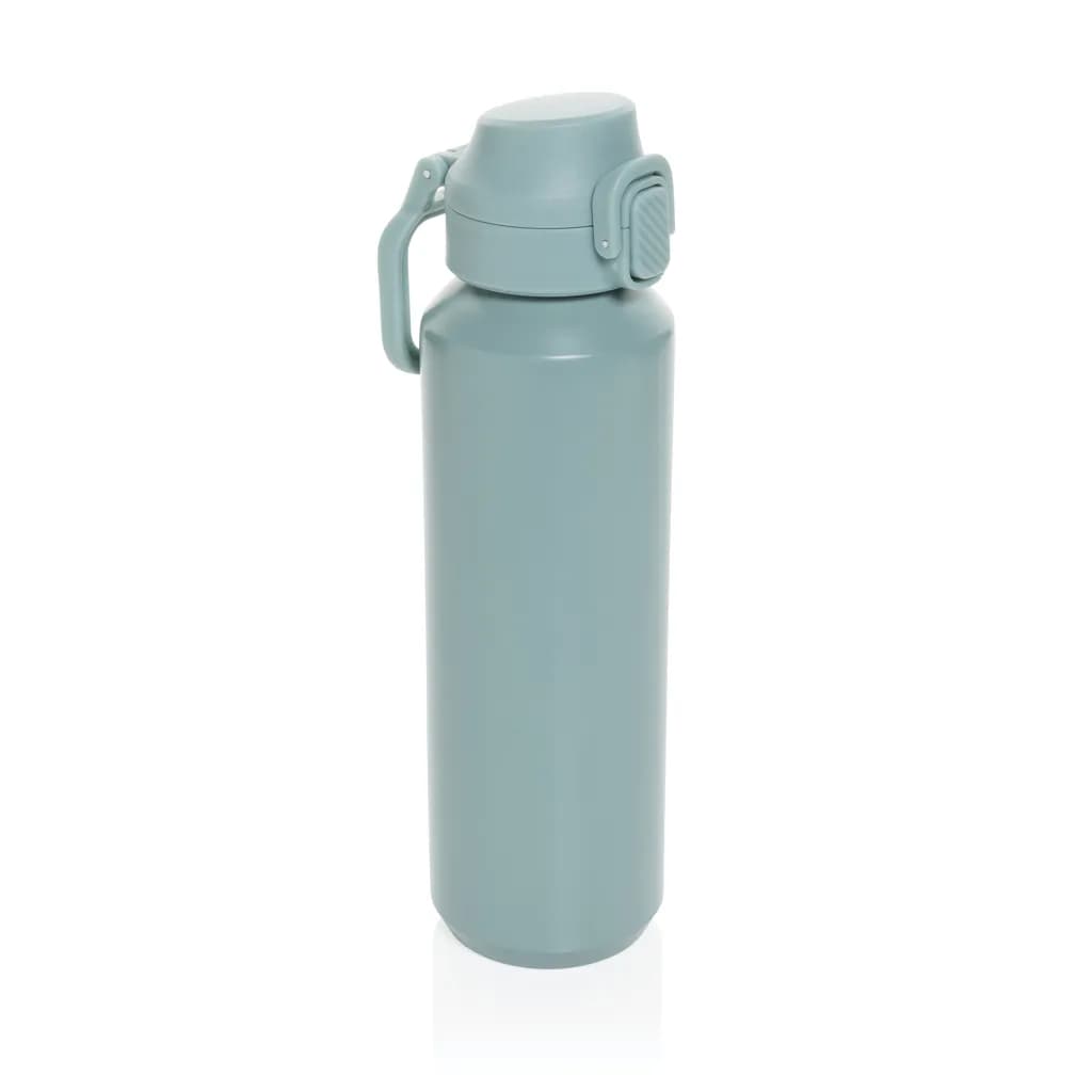 Via RCS Re-Steel Sportflasche mit Verschluss, 600ml - grün