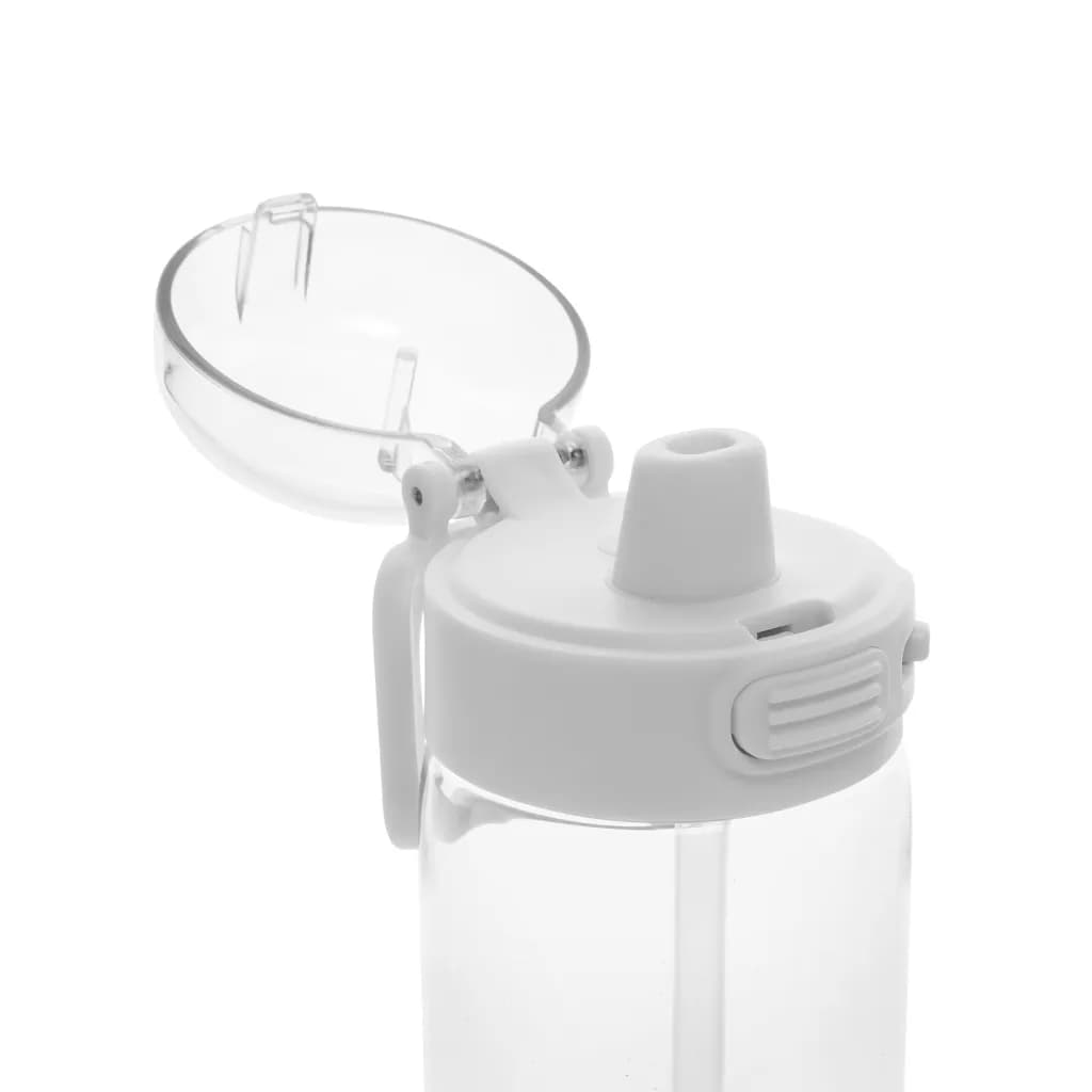 SipnLock RCS rPET auslaufsichere Sport-Trinkflasche 800ml - weiß