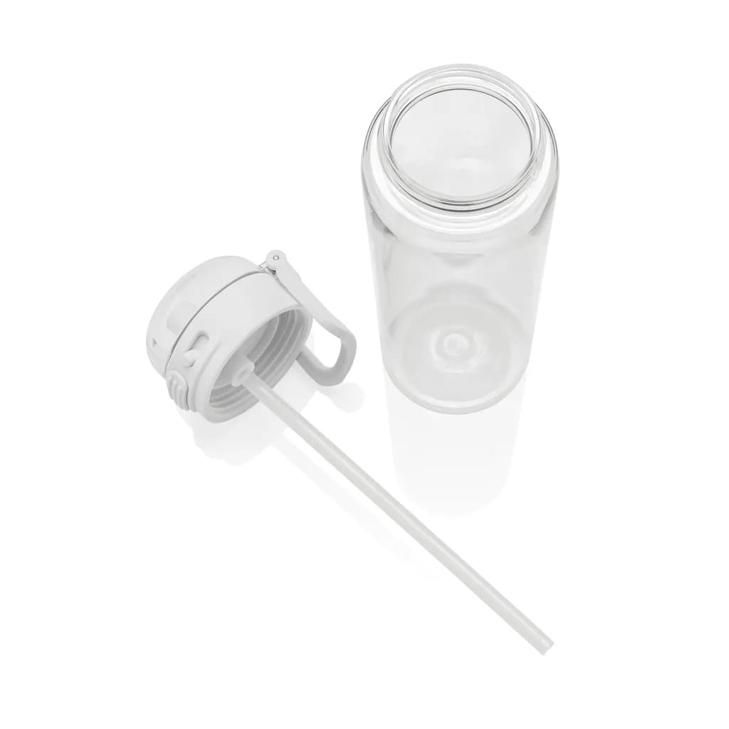 SipnLock RCS rPET auslaufsichere Sport-Trinkflasche 800ml - weiß