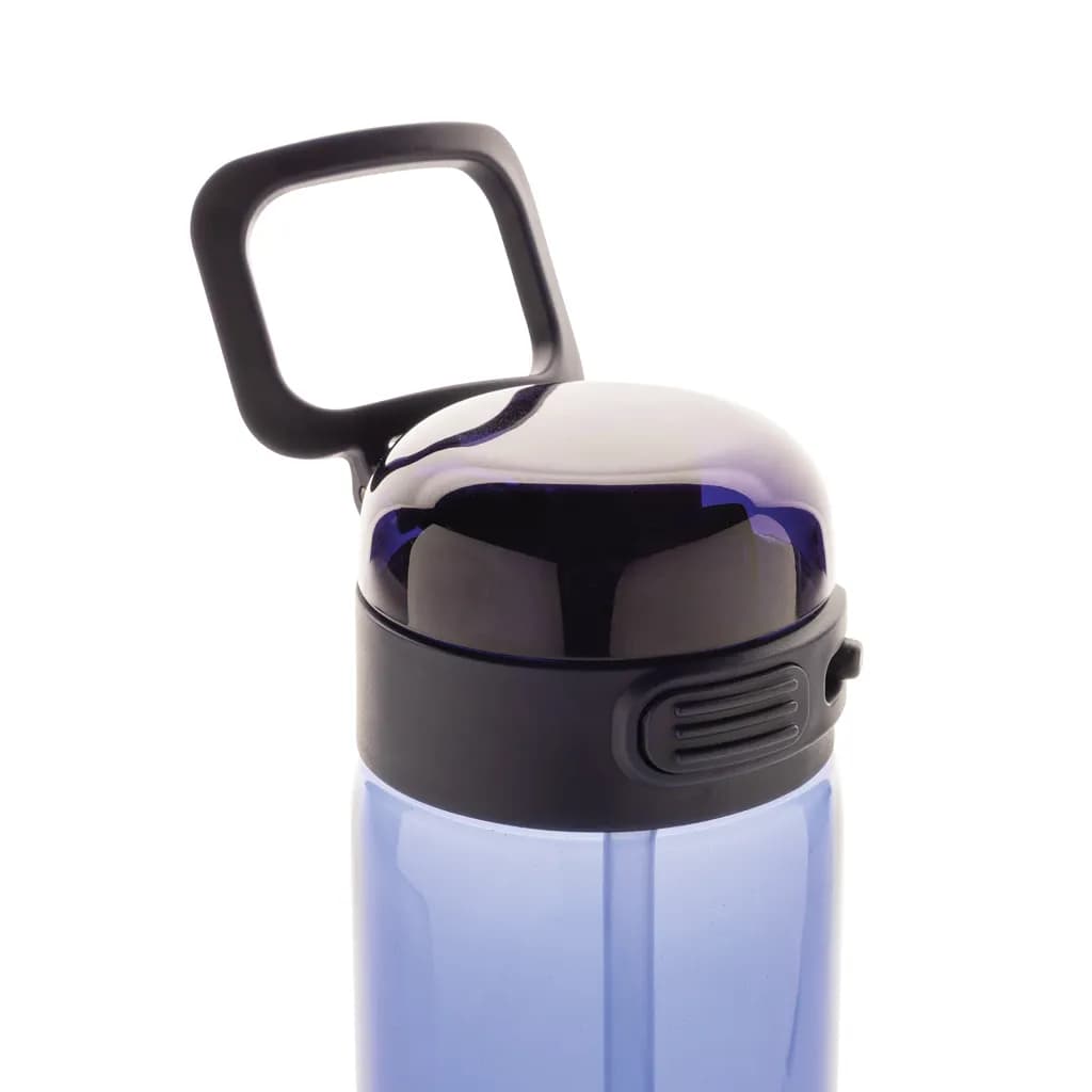 SipnLock RCS rPET auslaufsichere Sport-Trinkflasche 800ml - navy blau