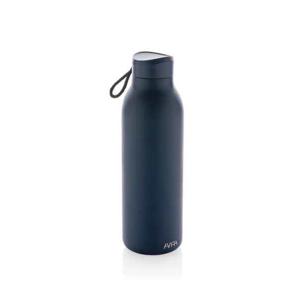 Avira Avior RCS recycelte Stainless-Steel Flasche 500ml - navy blau