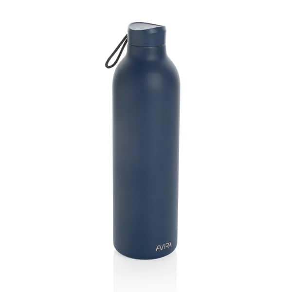 Avira Avior RCS recycelte Stainless-Steel Flasche 1L - navy blau