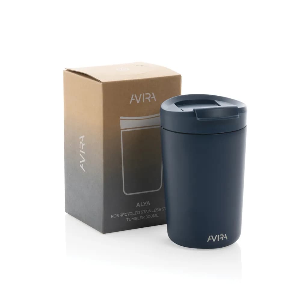Avira Alya RCS recycelter Stainless-Steel Becher 300ml - navy blau