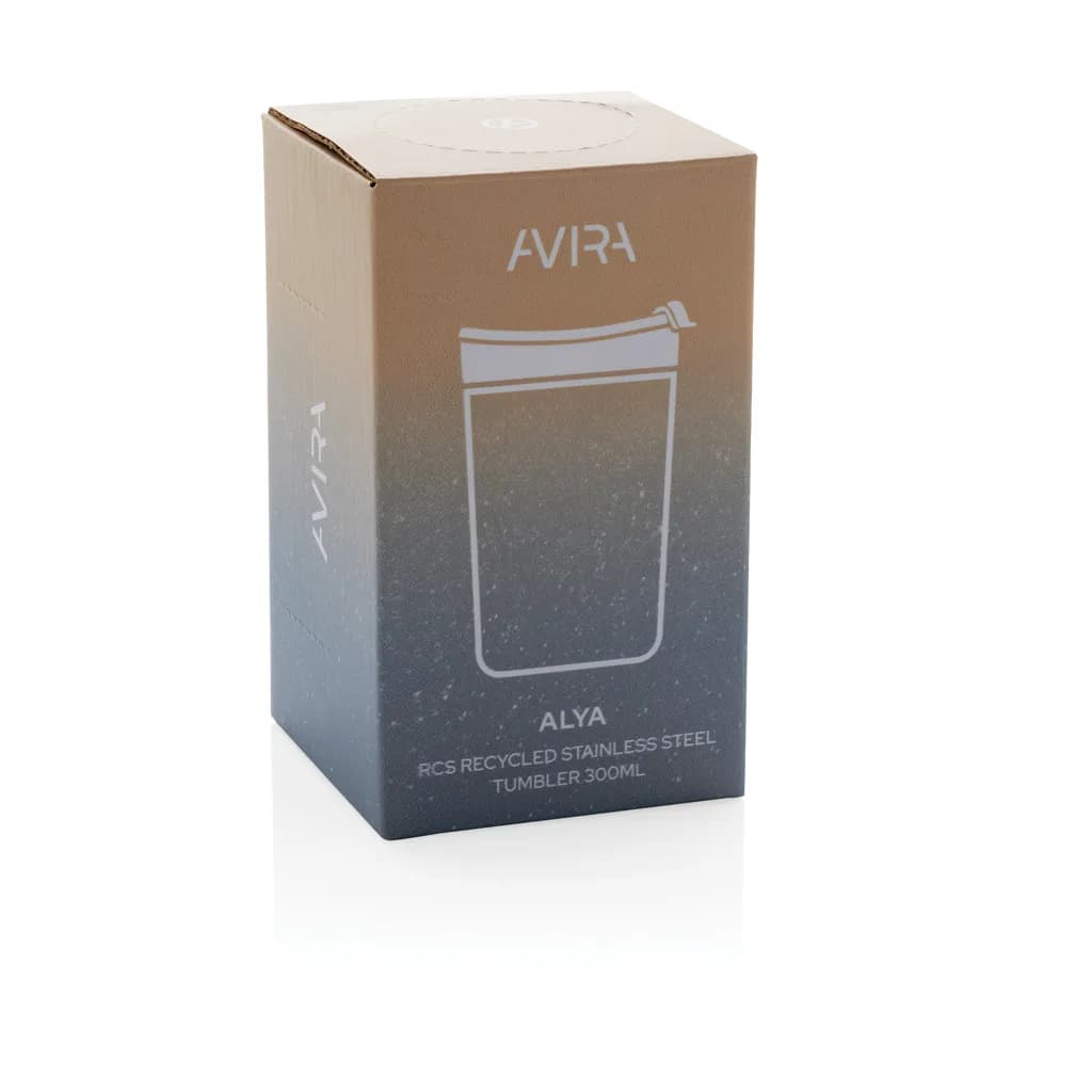Avira Alya RCS recycelter Stainless-Steel Becher 300ml - silber