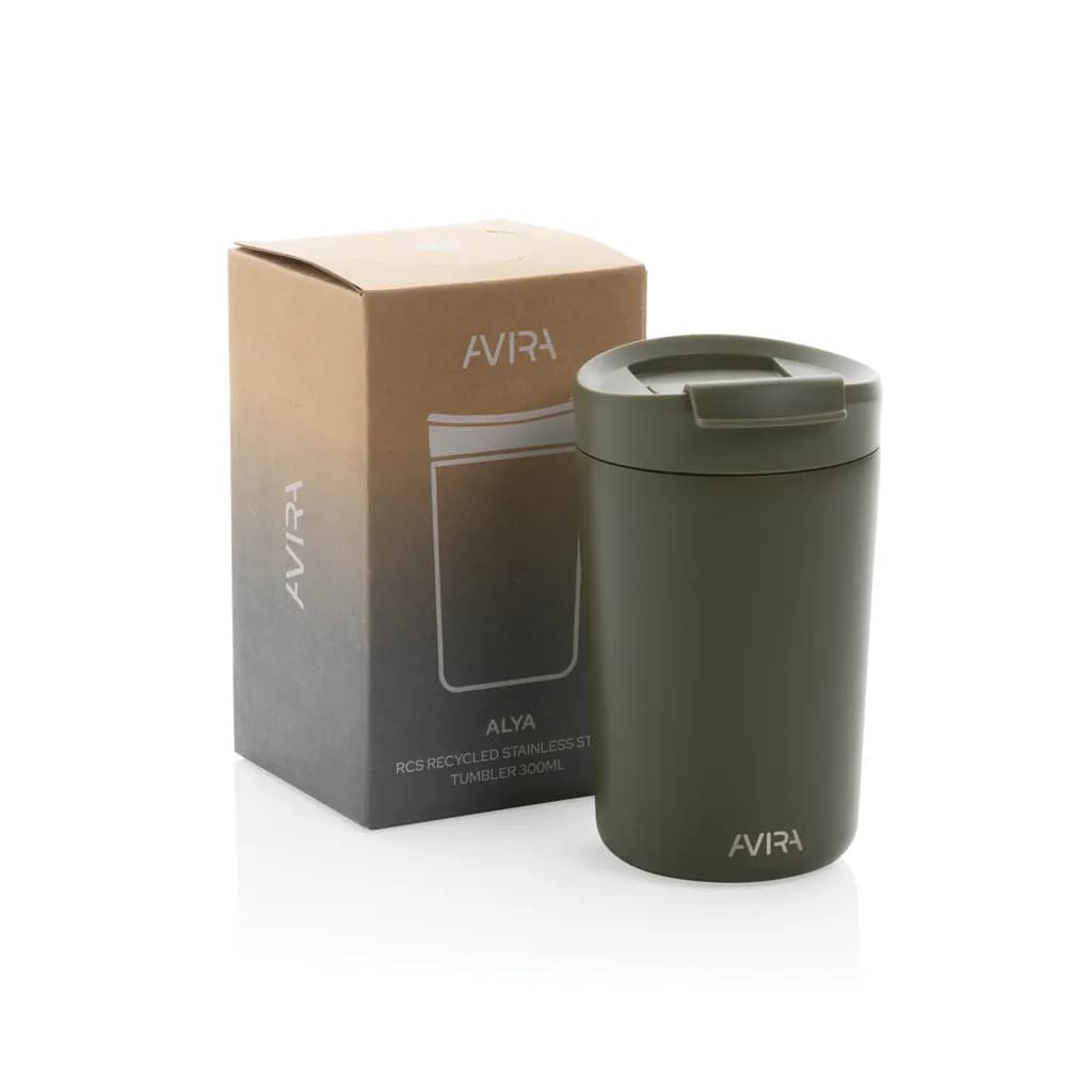 Avira Alya RCS recycelter Stainless-Steel Becher 300ml - grün