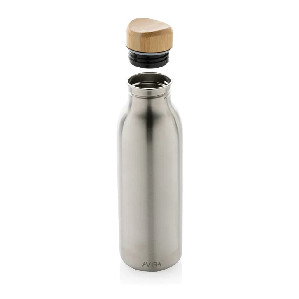 Avira Alcor 600ml Wasserflasche aus RCS rec. Stainless-Steel - silber