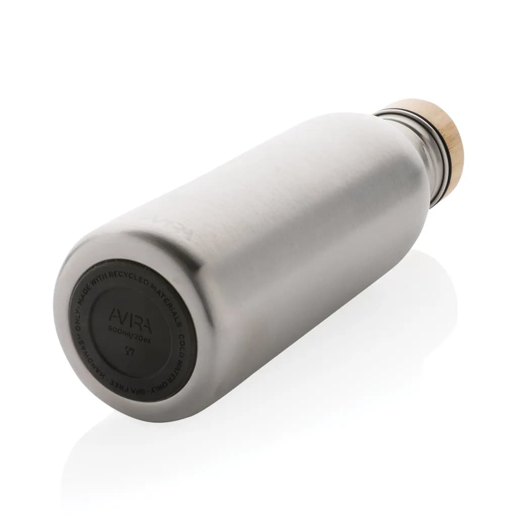 Avira Alcor 600ml Wasserflasche aus RCS rec. Stainless-Steel - silber