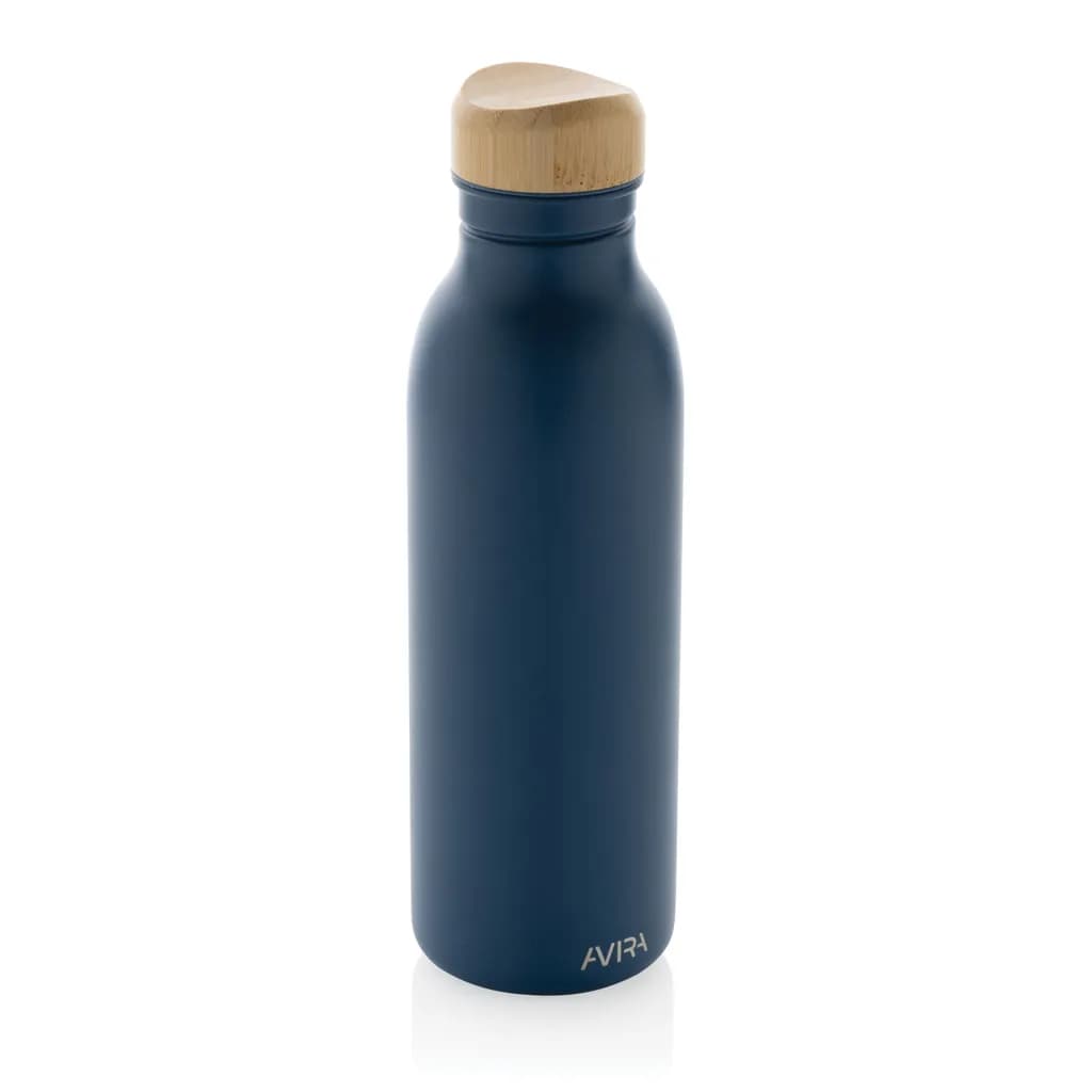 Avira Alcor 600ml Wasserflasche aus RCS rec. Stainless-Steel - navy blau
