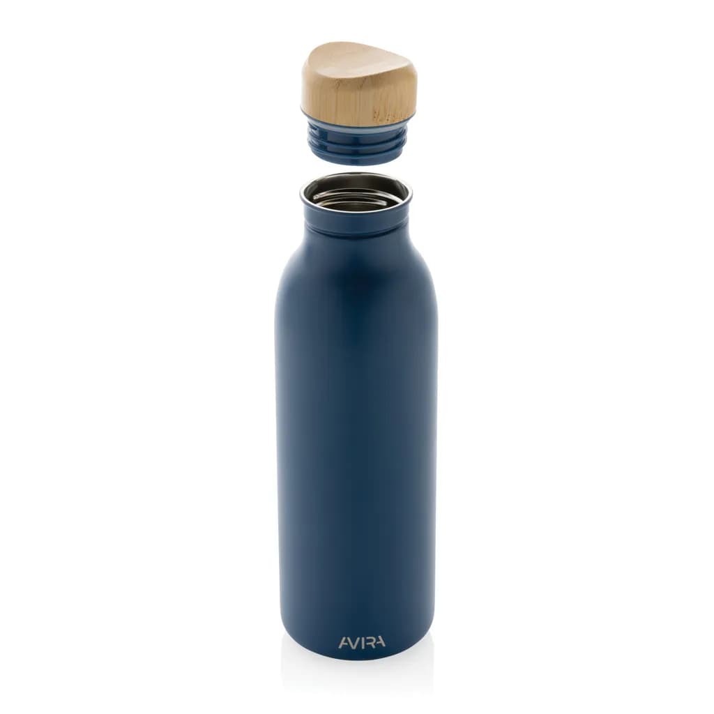 Avira Alcor 600ml Wasserflasche aus RCS rec. Stainless-Steel - navy blau