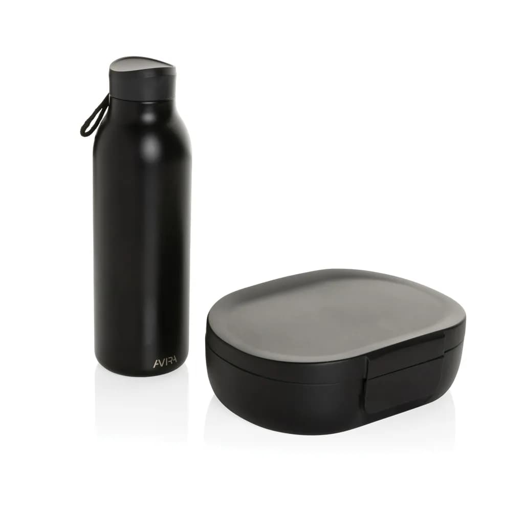 Avira Atlas Lunchbox aus RCS recyceltem PP 700ml - schwarz