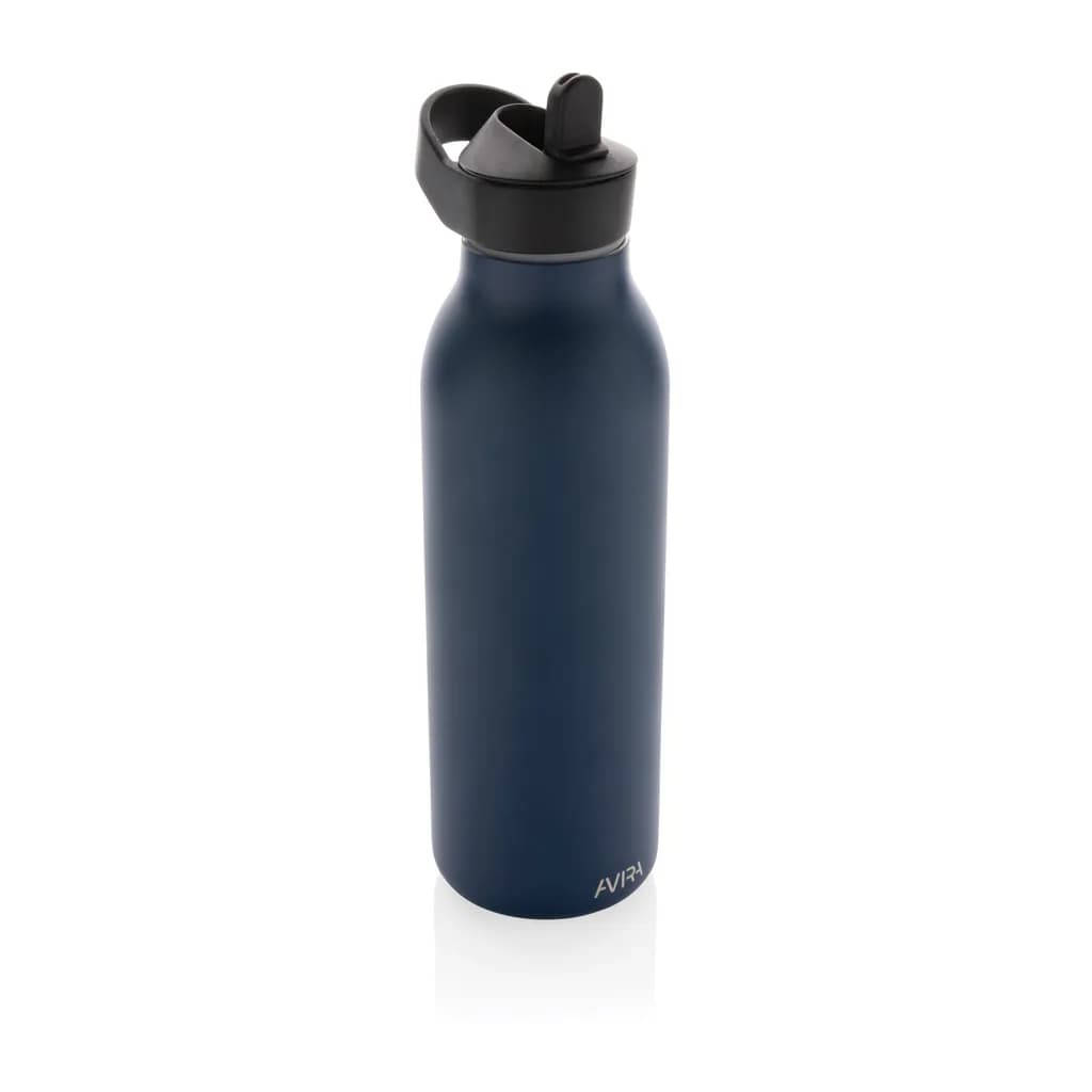 Avira Ara RCS Re-Steel Fliptop Wasserflasche 500ml - navy blau
