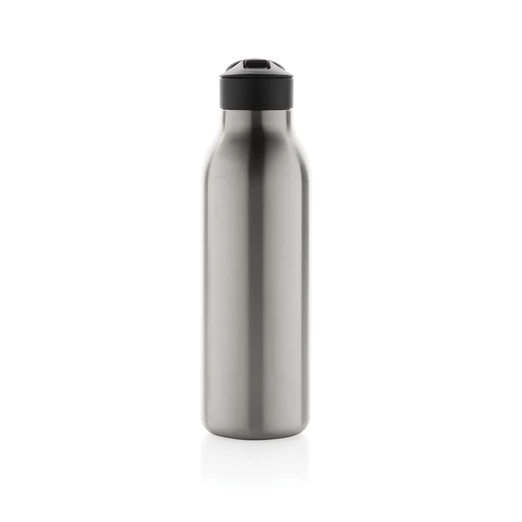 Avira Ara RCS Re-Steel Fliptop Wasserflasche 500ml - silber
