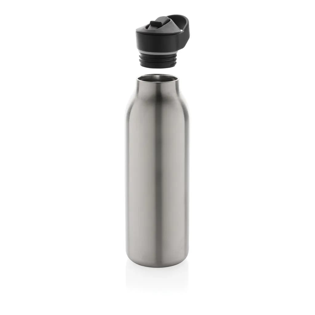 Avira Ara RCS Re-Steel Fliptop Wasserflasche 500ml - silber