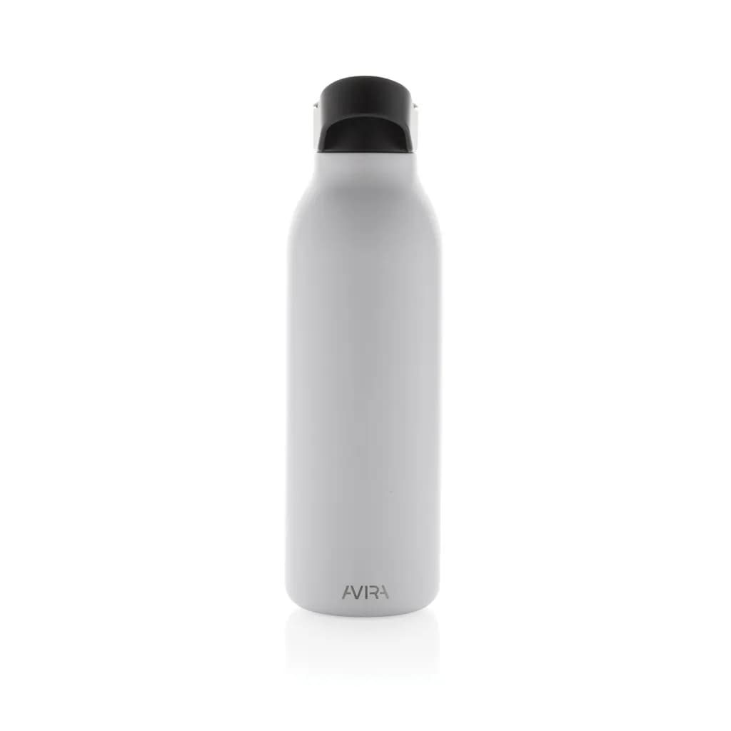 Avira Ara RCS Re-Steel Fliptop Wasserflasche 500ml - weiß