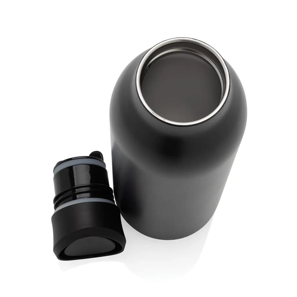 Avira Alok 360 Klick-Wasserflasche aus RCS rec. Stahl, 600ml - schwarz