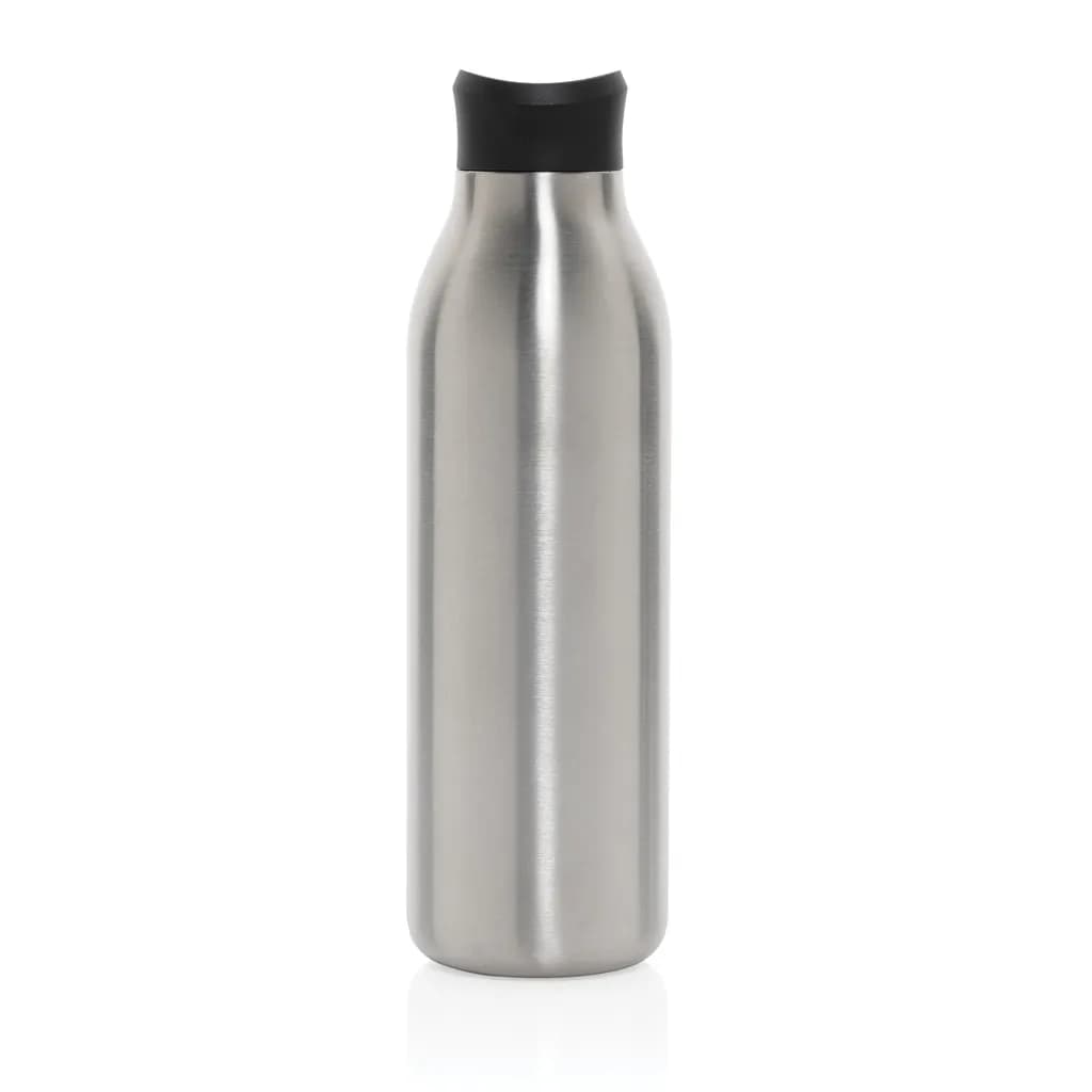 Avira Alok 360 Klick-Wasserflasche aus RCS rec. Stahl, 600ml - silber