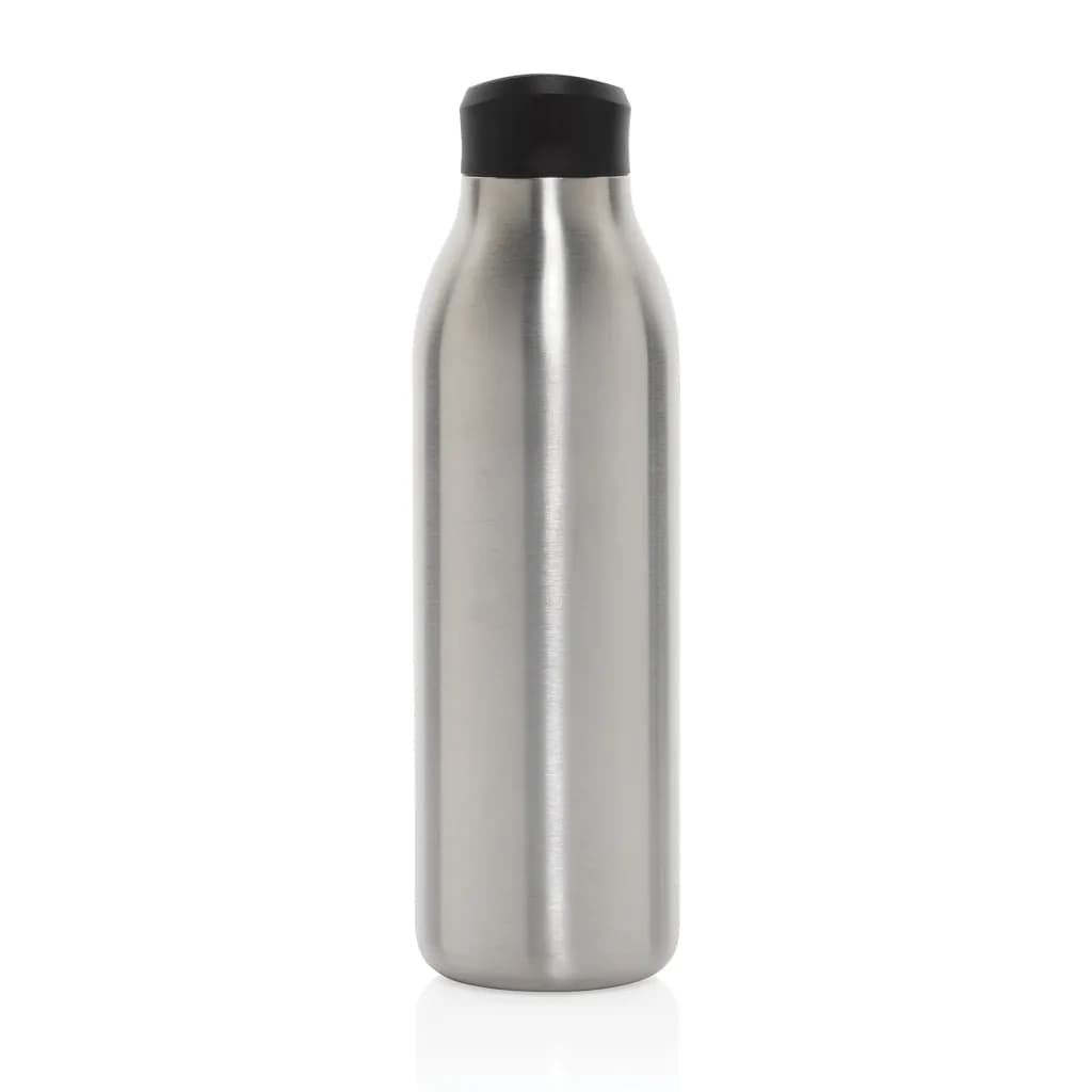 Avira Alok 360 Klick-Wasserflasche aus RCS rec. Stahl, 600ml - silber