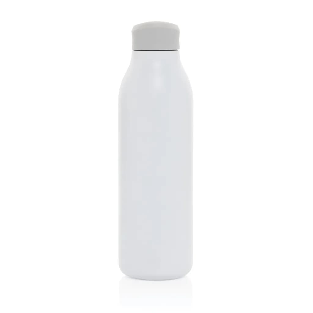 Avira Alok 360 Klick-Wasserflasche aus RCS rec. Stahl, 600ml - weiß