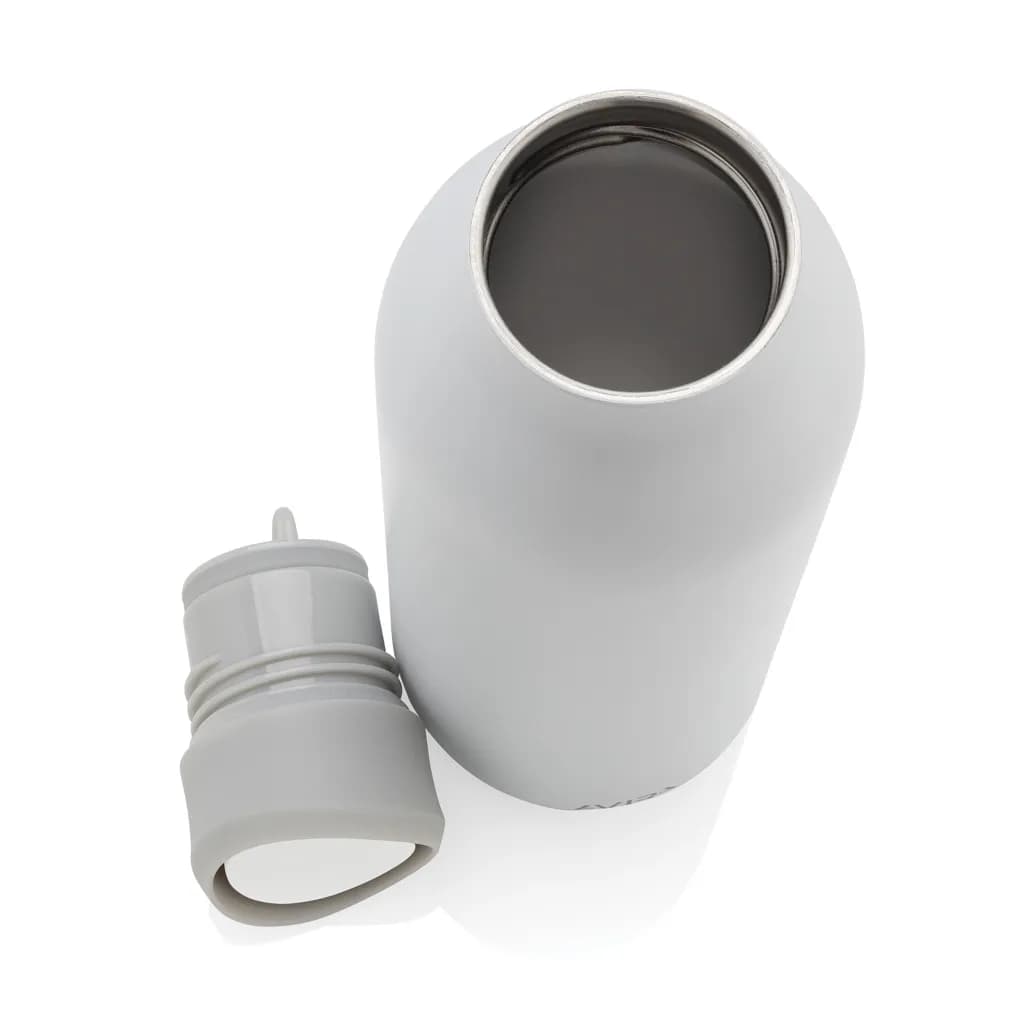 Avira Alok 360 Klick-Wasserflasche aus RCS rec. Stahl, 600ml - weiß