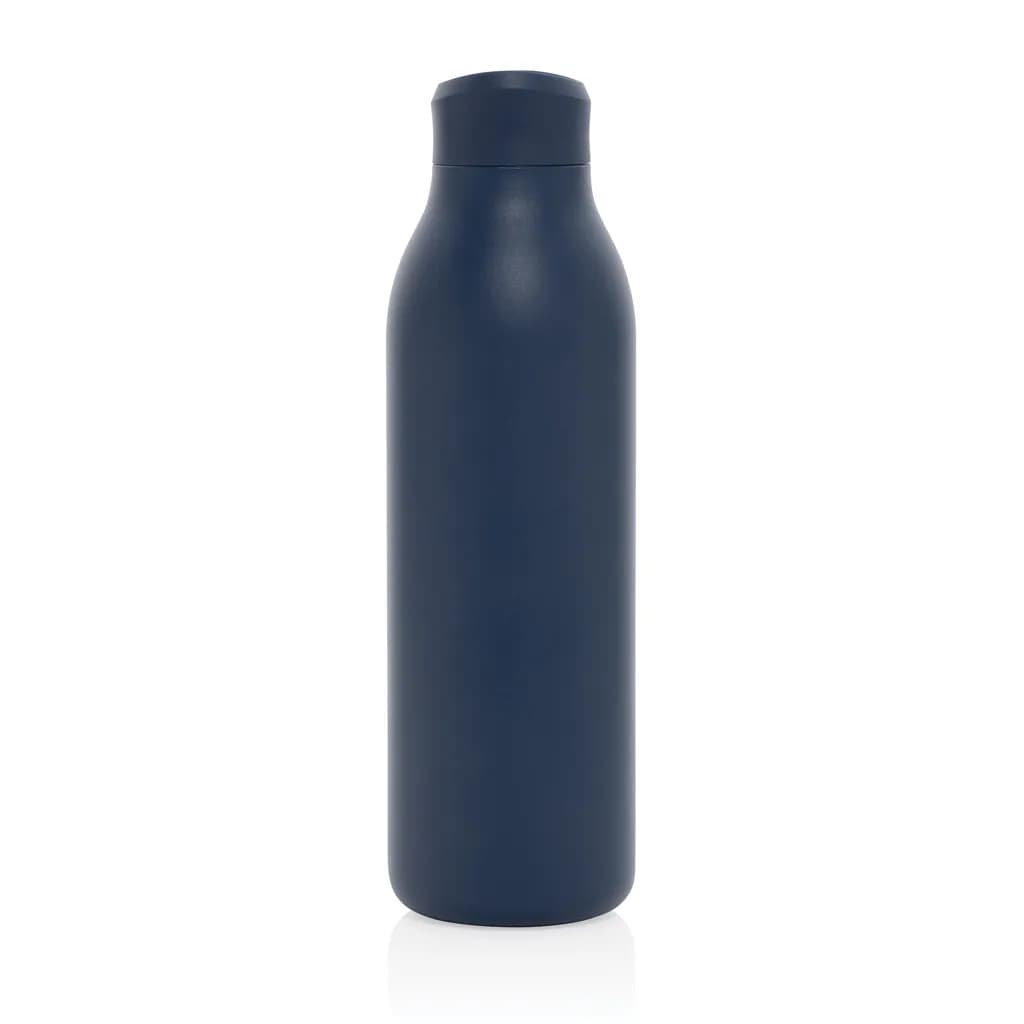 Avira Alok 360 Klick-Wasserflasche aus RCS rec. Stahl, 600ml - navy blau