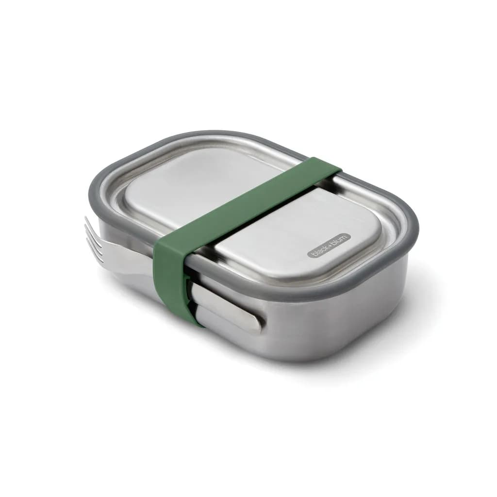 Black+Blum Stainless Steel Lunch Box groß - Olivgrün
