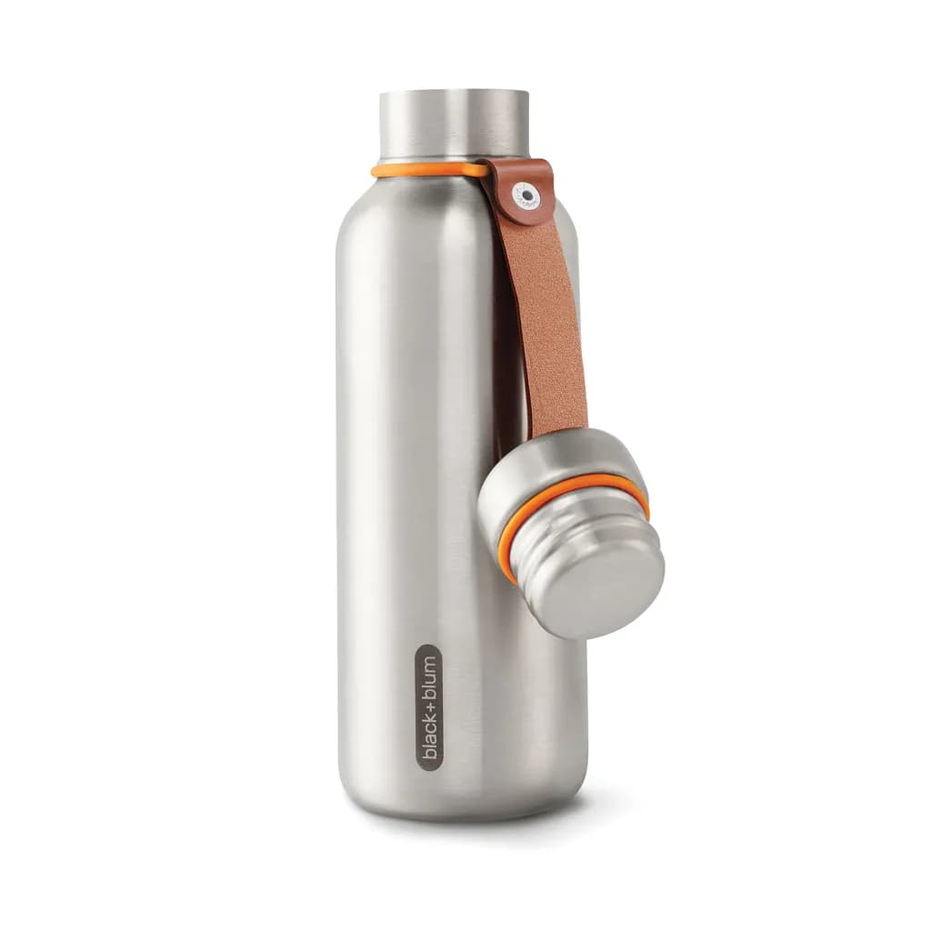 Black+Blum isolierte Wasserflasche klein, 500ml - orange