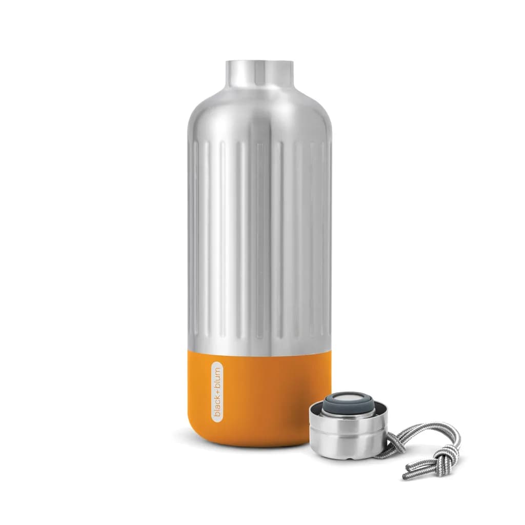 Black+Blum Explorer isolierte Wasserflasche groß, 850ml - orange