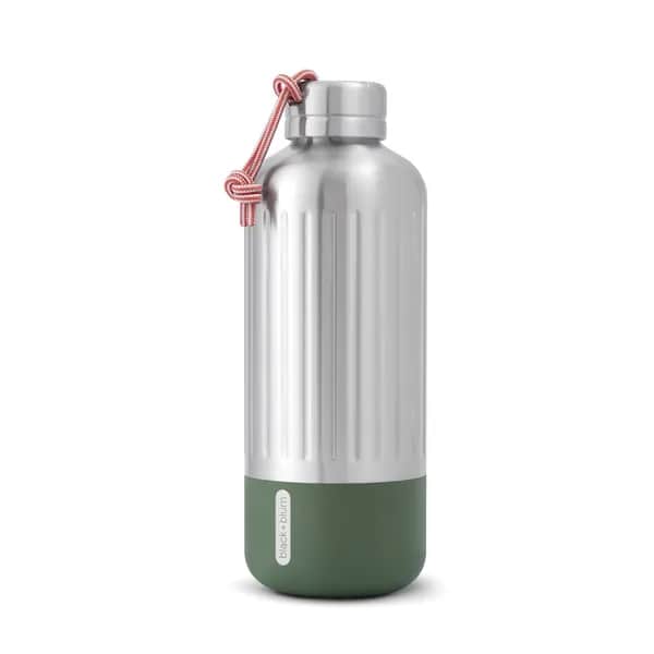 Black+Blum Explorer isolierte Wasserflasche groß, 850ml - Olivgrün