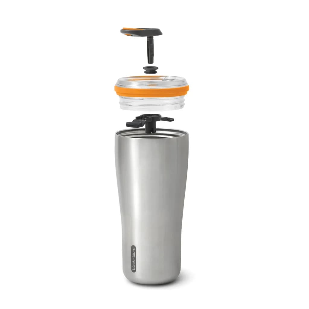 Black+Blum isolierter Reisebecher 600ml - orange