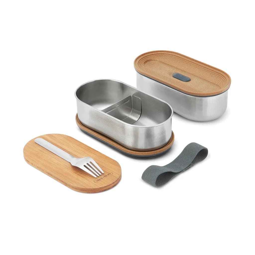 Black+Blum Stainless Steel Double Bento Box - grau