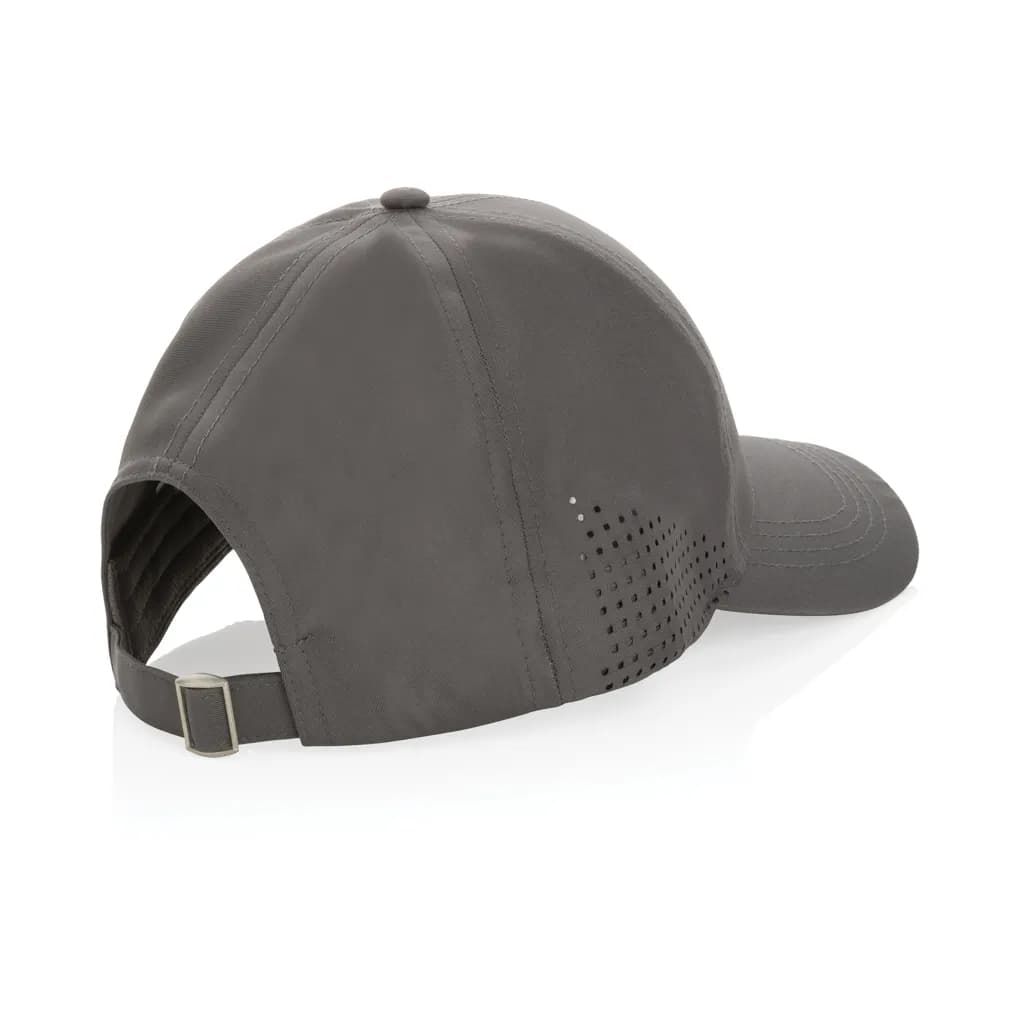 Impact AWARE™ rPET 6-Panel-Sportkappe - grau