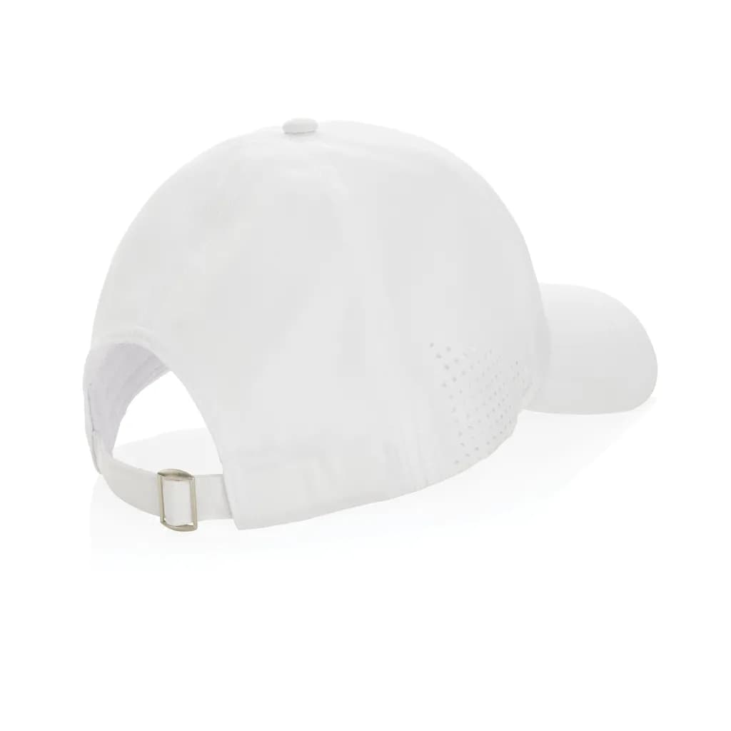 Impact AWARE™ rPET 6-Panel-Sportkappe - weiß