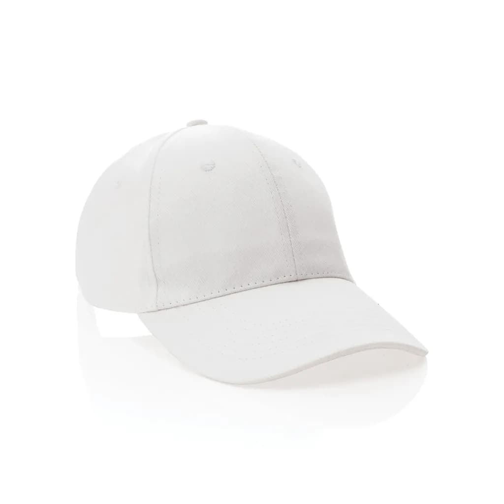 Impact 6 Panel Kappe aus 280gr rCotton mit AWARE™ Tracer - weiß