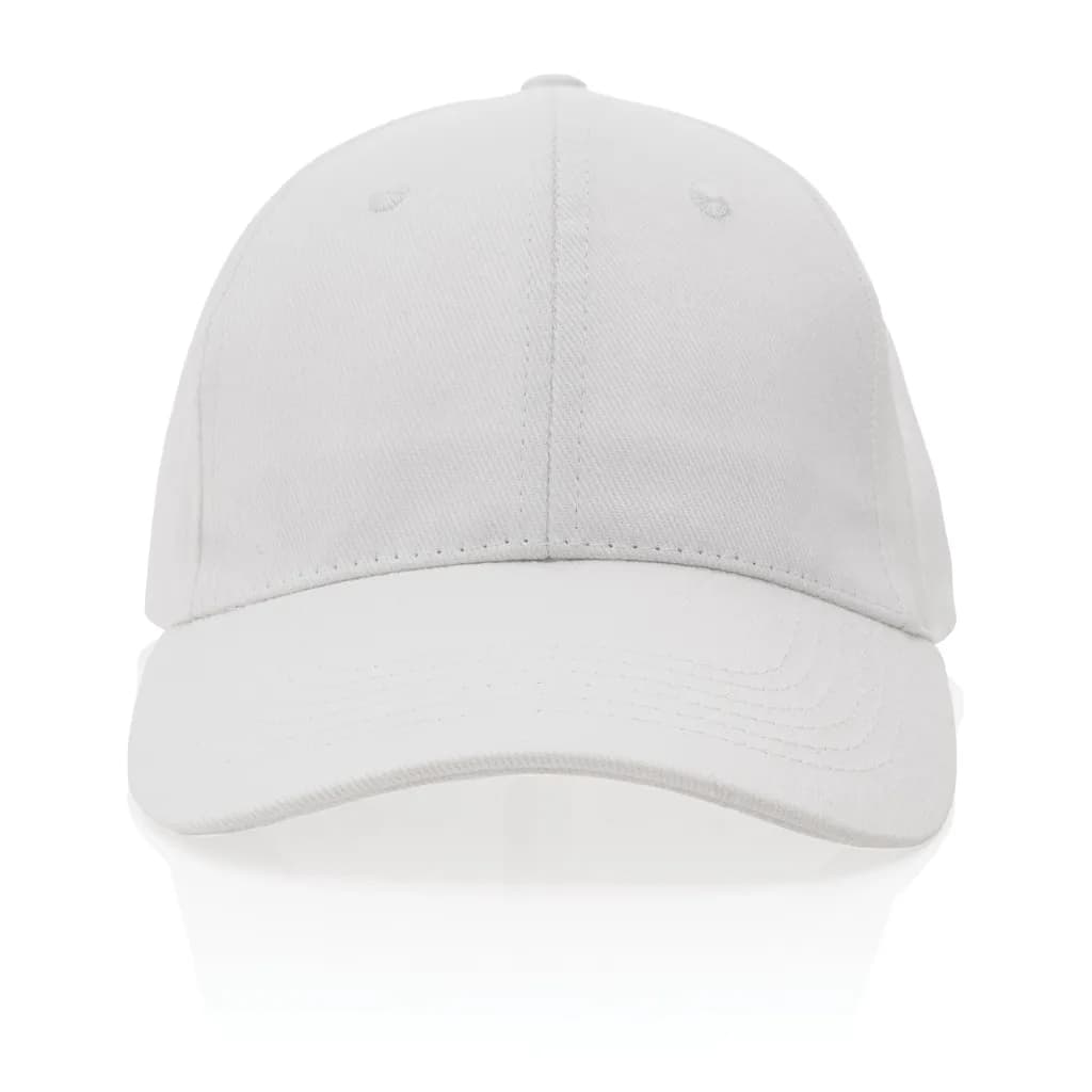 Impact 6 Panel Kappe aus 280gr rCotton mit AWARE™ Tracer - weiß