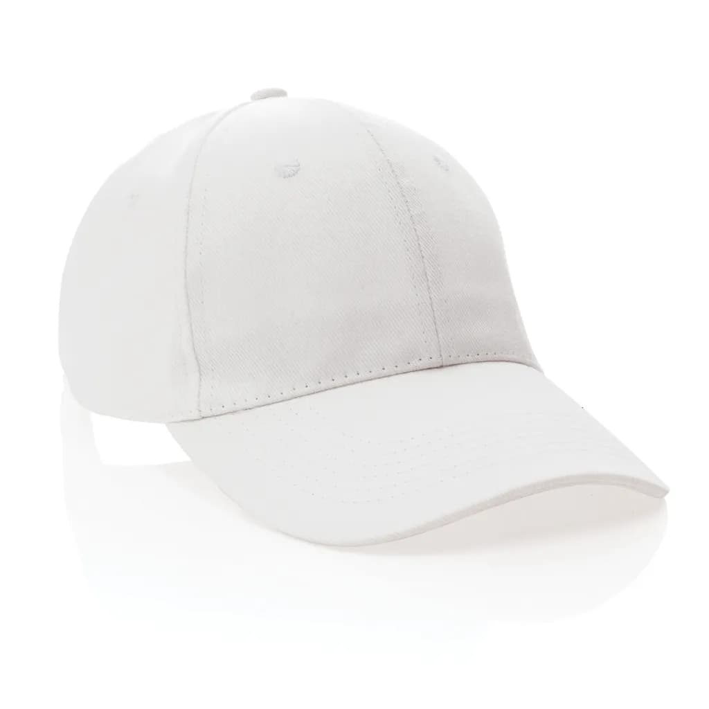 Impact 6 Panel Kappe aus 280gr rCotton mit AWARE™ Tracer - weiß