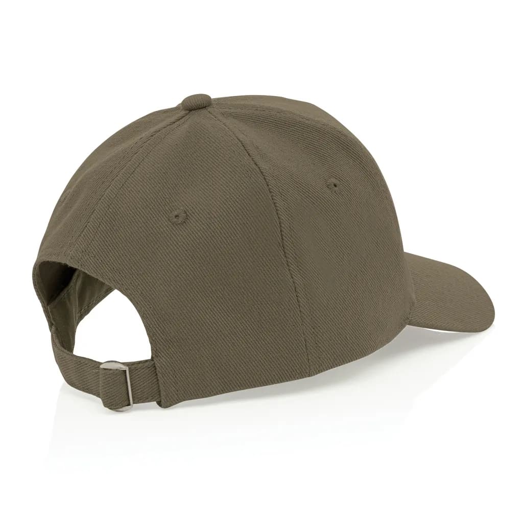 Impact 5 Panel Kappe aus 280gr rCotton mit AWARE™ Tracer - grün