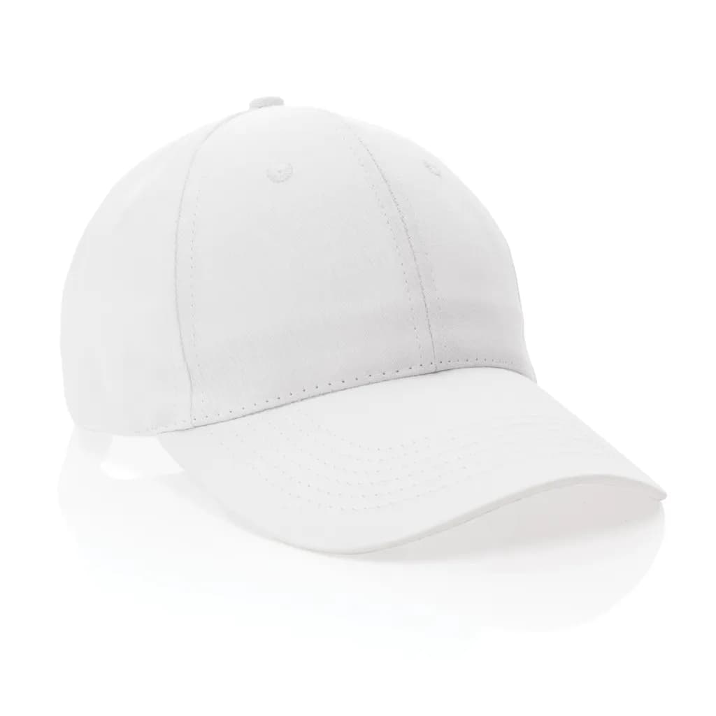 Impact 6 Panel Kappe aus 190gr rCotton mit AWARE™ Tracer - weiß