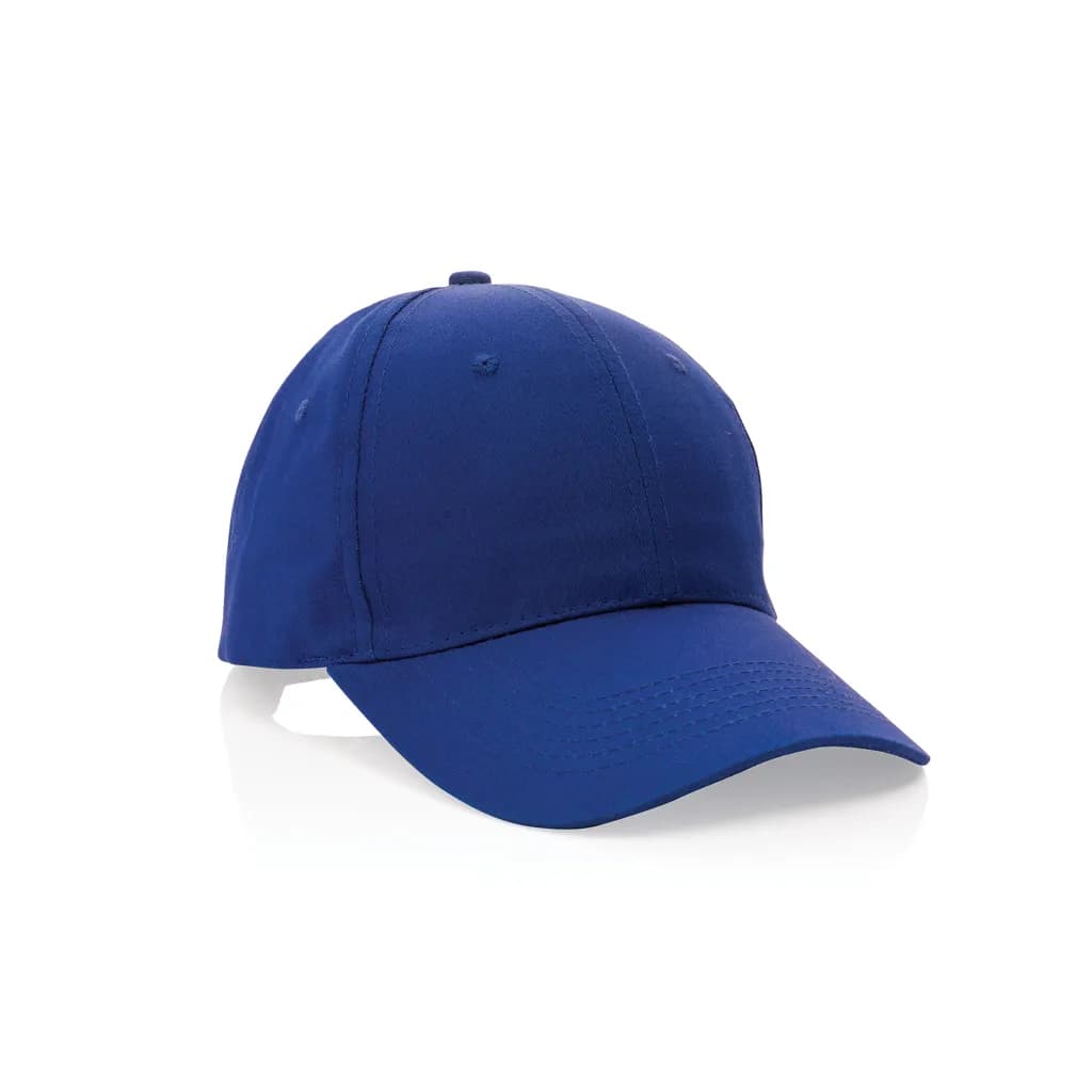 Impact 6 Panel Kappe aus 190gr rCotton mit AWARE™ Tracer - blau